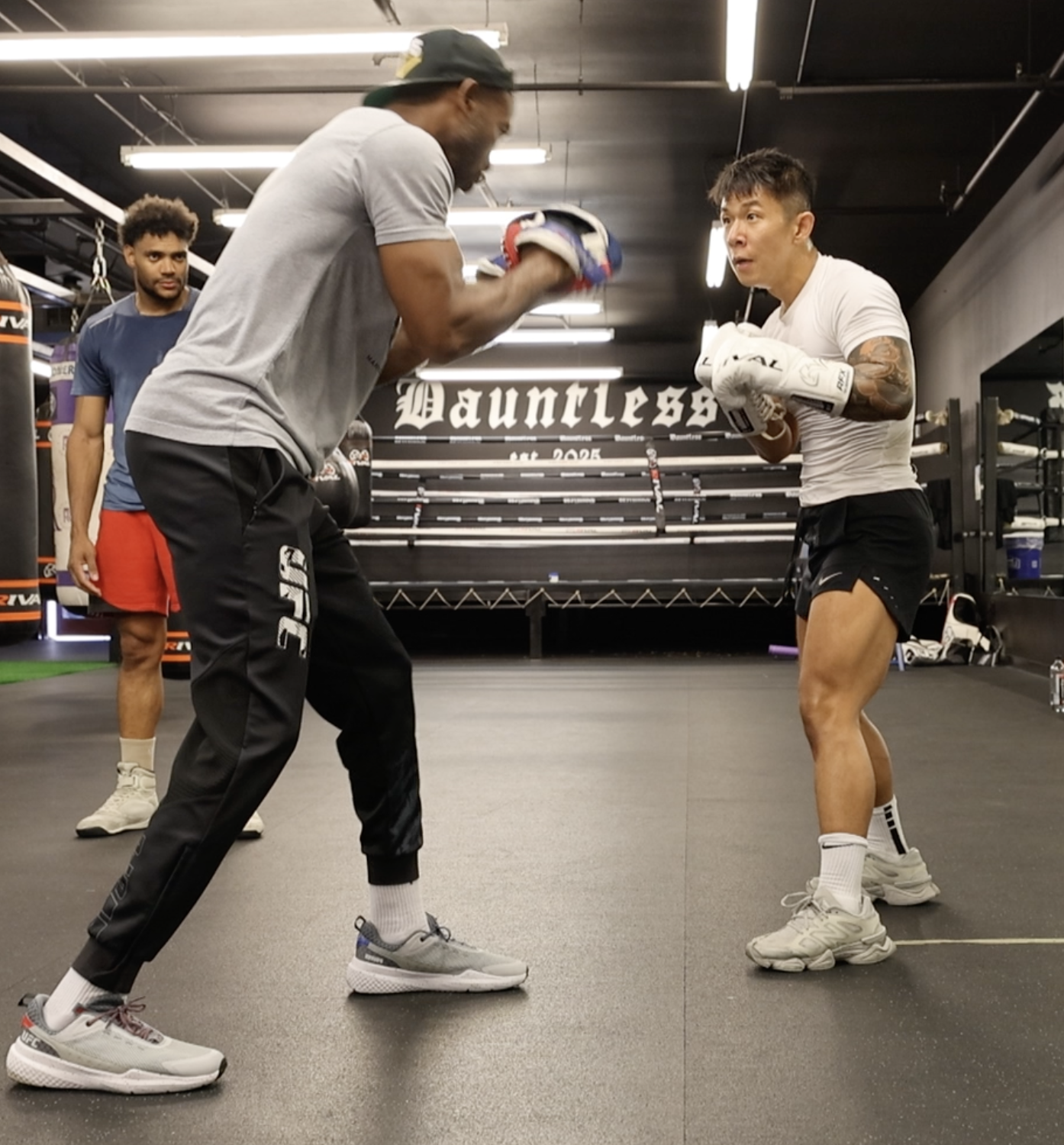 Daniel Lim training at Dauntless Boxing Gym